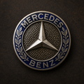 Emblema de metal de Mercedes-Benz